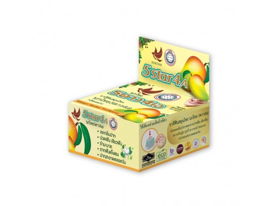Тайская отбеливающая зубная паста с экстрактом манго 5STAR4A 25 г