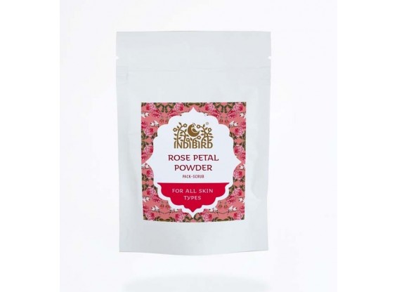 Порошок-маска Лепестки дамасской розы сухие (Rose Leaf Powder) 50 г (Амрита мадья)