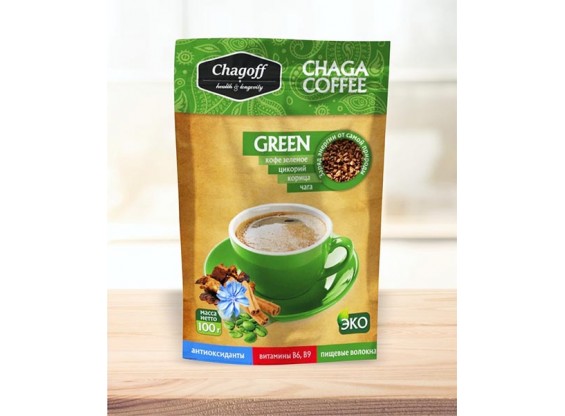 Кофейный напиток Чага Кофе «Green» 100 г (Chagoff)