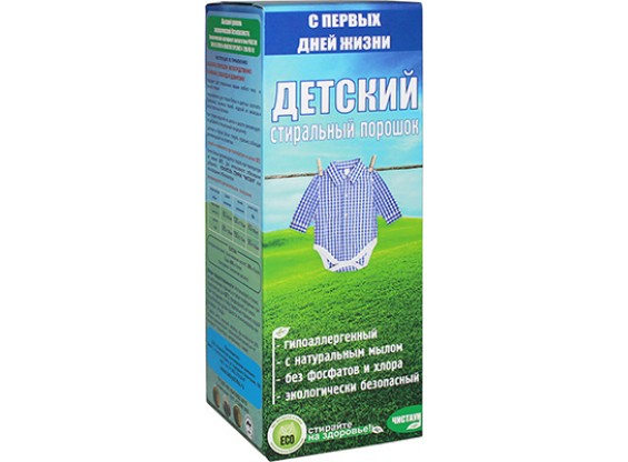 Бесфосфатный стиральный порошок ЧИСТАУН ДЕТСКИЙ 600 г (Чистаун)