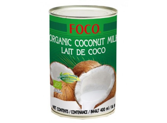 Кокосовое молоко "FOCO" органическое (жирность 10-12%) 400 мл (FOCO)