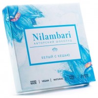 Шоколад Nilambari белый с кешью 65 г (GreenMania)