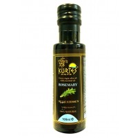 Оливковое масло Extra virgin с розмарином (кислотность 0,2-0,3) в стекле 100 мл (KURTES)