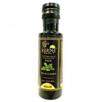 Оливковое масло Extra virgin с шалфеем (кислотность 0,2-0,3) в стекле (KURTES)