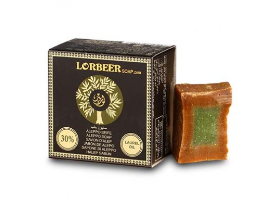 Мыло натуральное оливково-лавровое (30% лаврового масла) 135 г (Lorbeer)