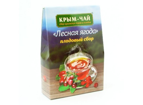 Плодовый сбор «ЛЕСНАЯ ЯГОДА» 130 г (Крым-чай)