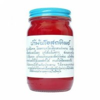 Натуральный тайский разогревающий бальзам "Красный" для растирания мышц, при полиартрите, массаже при болях в суставах, при сращивании костей при переломах 60 г, 120 г (OSOTIP))