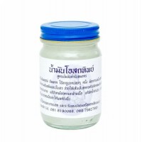 Натуральный тайский бальзам "Белый" от болей в суставах, мышцах, пояснице, при простуде, при отеках конечностей, для лечебного массажа 60 г, 120 г (OSOTIP)
