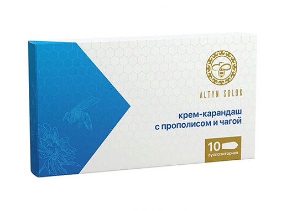 Крем-карандаш с прополисом и чагой 10 шт х 2 г (Компания Урал (Башкирия))